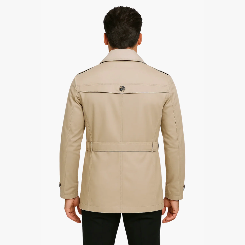 Trench homme classique et raffiné
