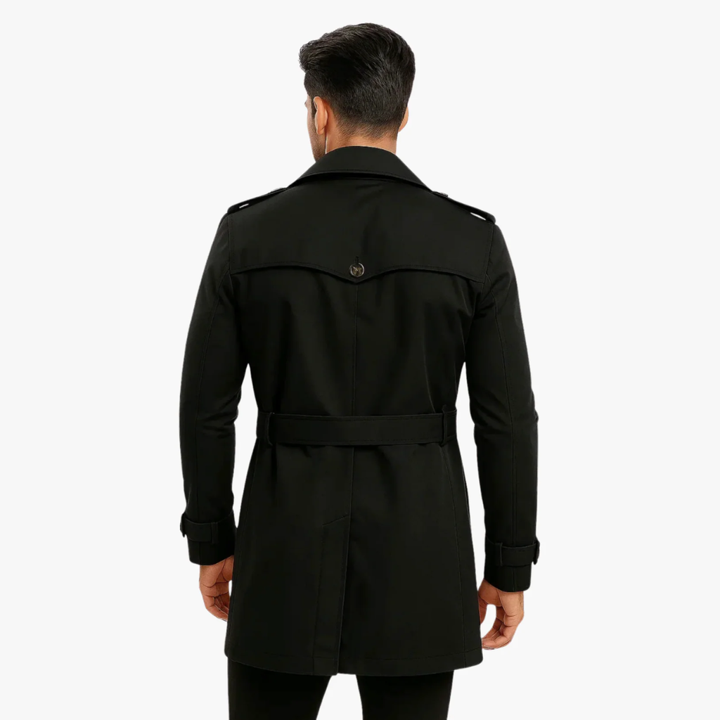 Trench homme classique et raffiné